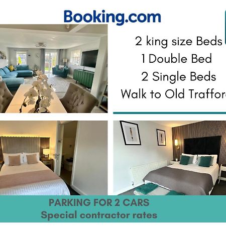 Waterside Mufc & Trafford Centre Townhouse 4 Bedroom Free Parking Манчестер Экстерьер фото
